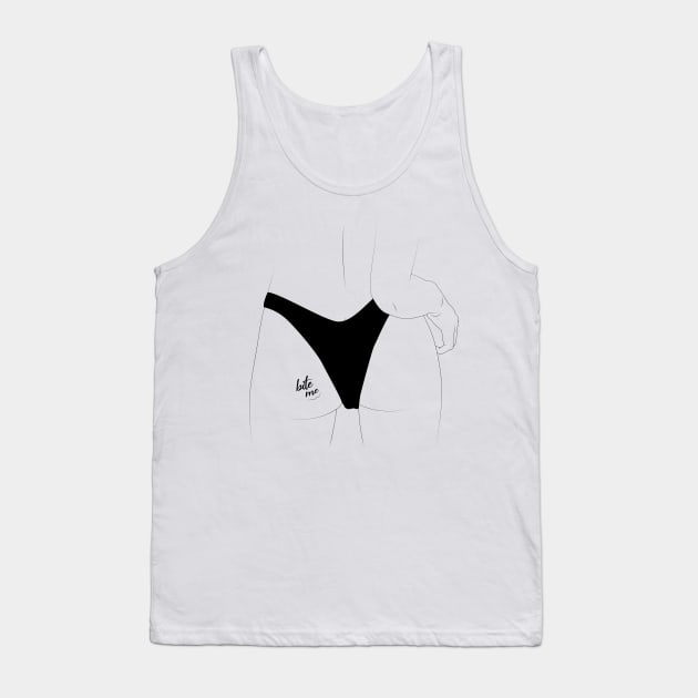 bite me Tank Top by ellehell